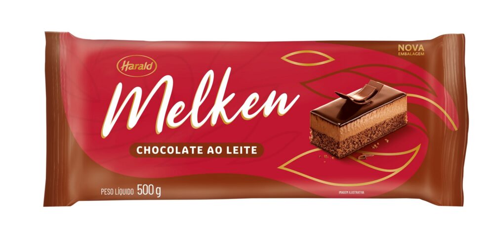 CHOC BARRA LEITE MELKEN 10X500G - Image 2