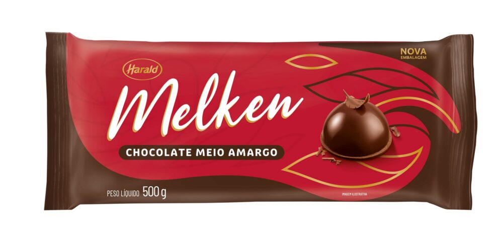 CHOC BARRA M.AMARGO MELKEN 10X500G - Image 2