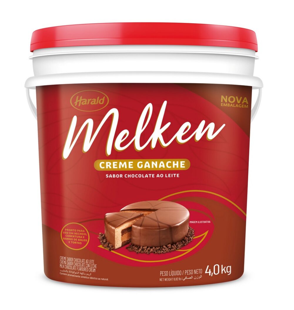 GANACHE LEITE MELKEN 4X4KG