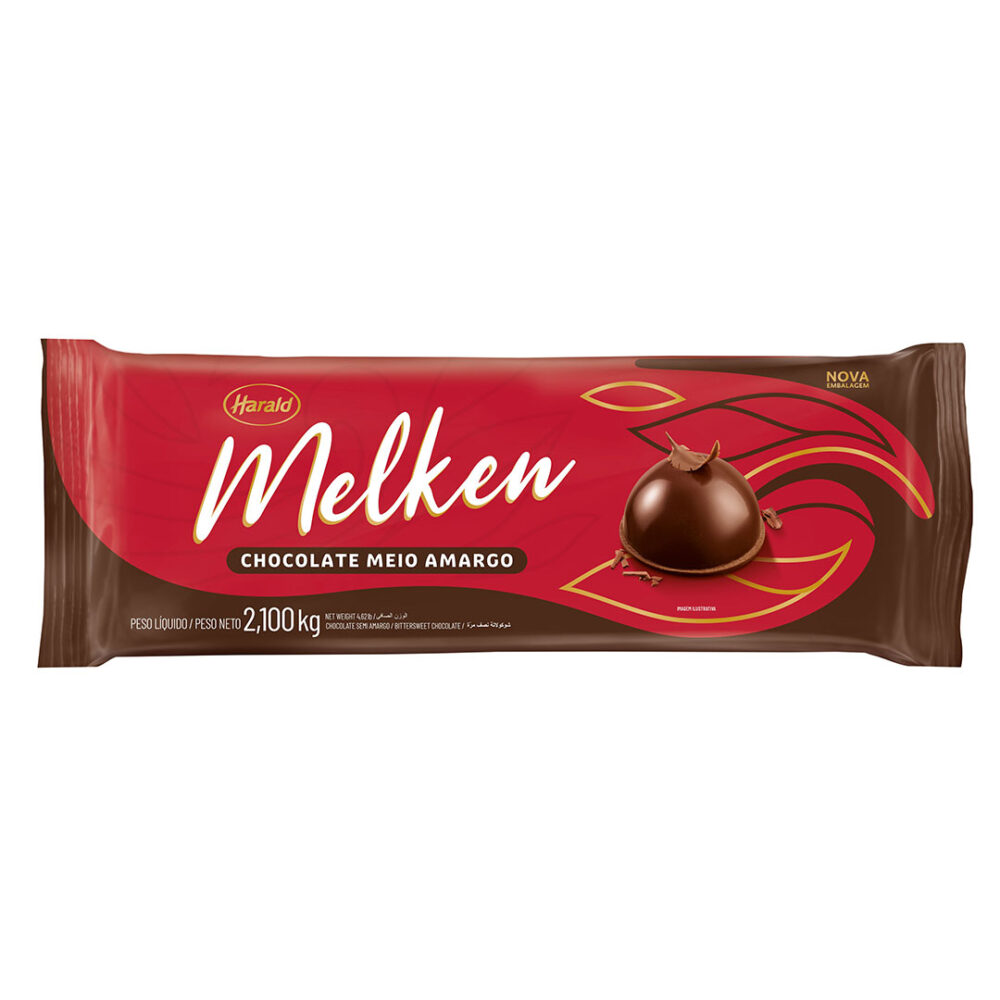 CHOC BARRA M AMARGO MELKEN 6X2,100KG