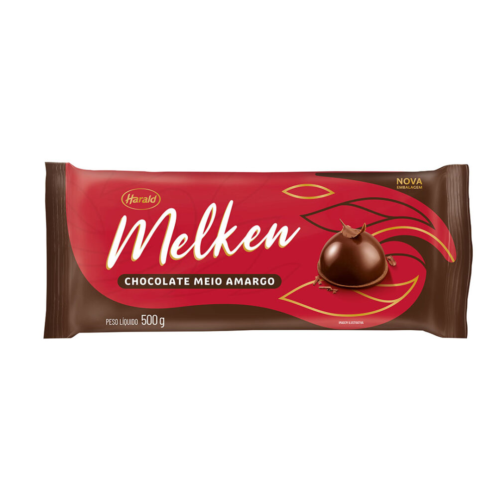 CHOC BARRA M.AMARGO MELKEN 10X500G